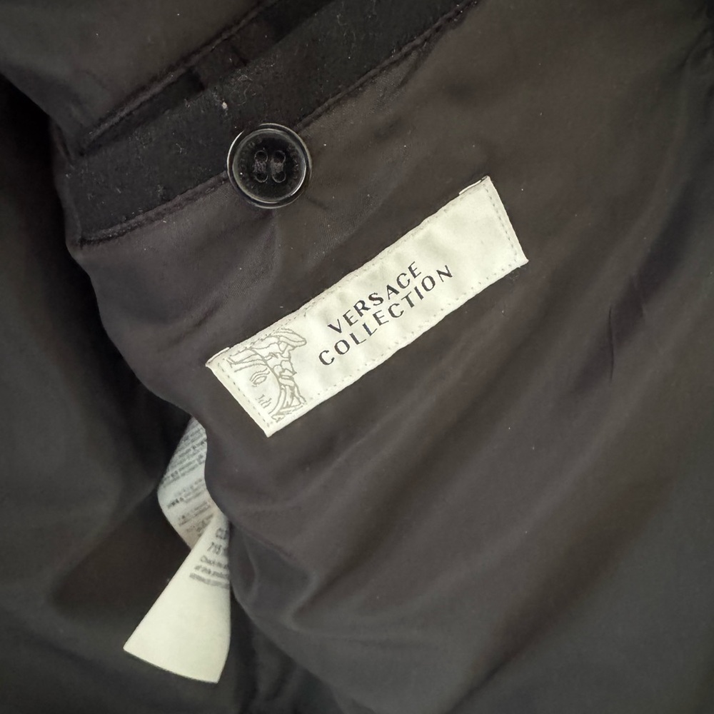 Versace Black Wool Jacket - Picture 3 of 7
